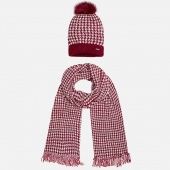 Комплект: шапка и шарф Mayoral для девочки 17-10322-023