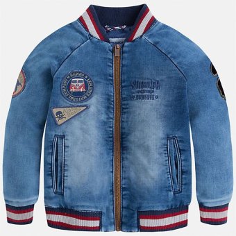 Джинсовая куртка Mayoral для мальчика 28-3460-005